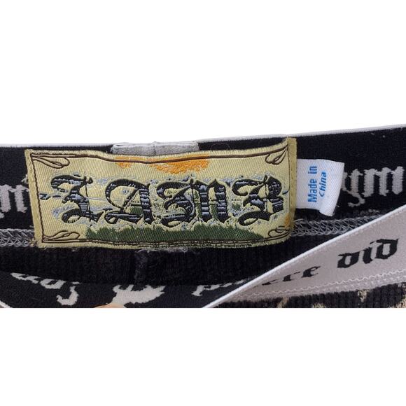 LAMB Gwen Stefani WHERE DID MY LAMB GO? Waffle Knit Legging Pants Small - Picture 4 of 5